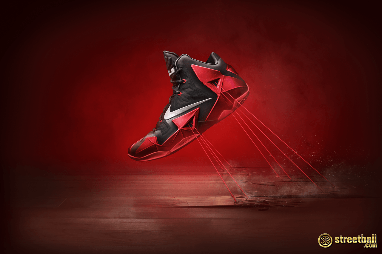 Scarpa Nike LeBron rossa, 1280x851 HD, Desktop