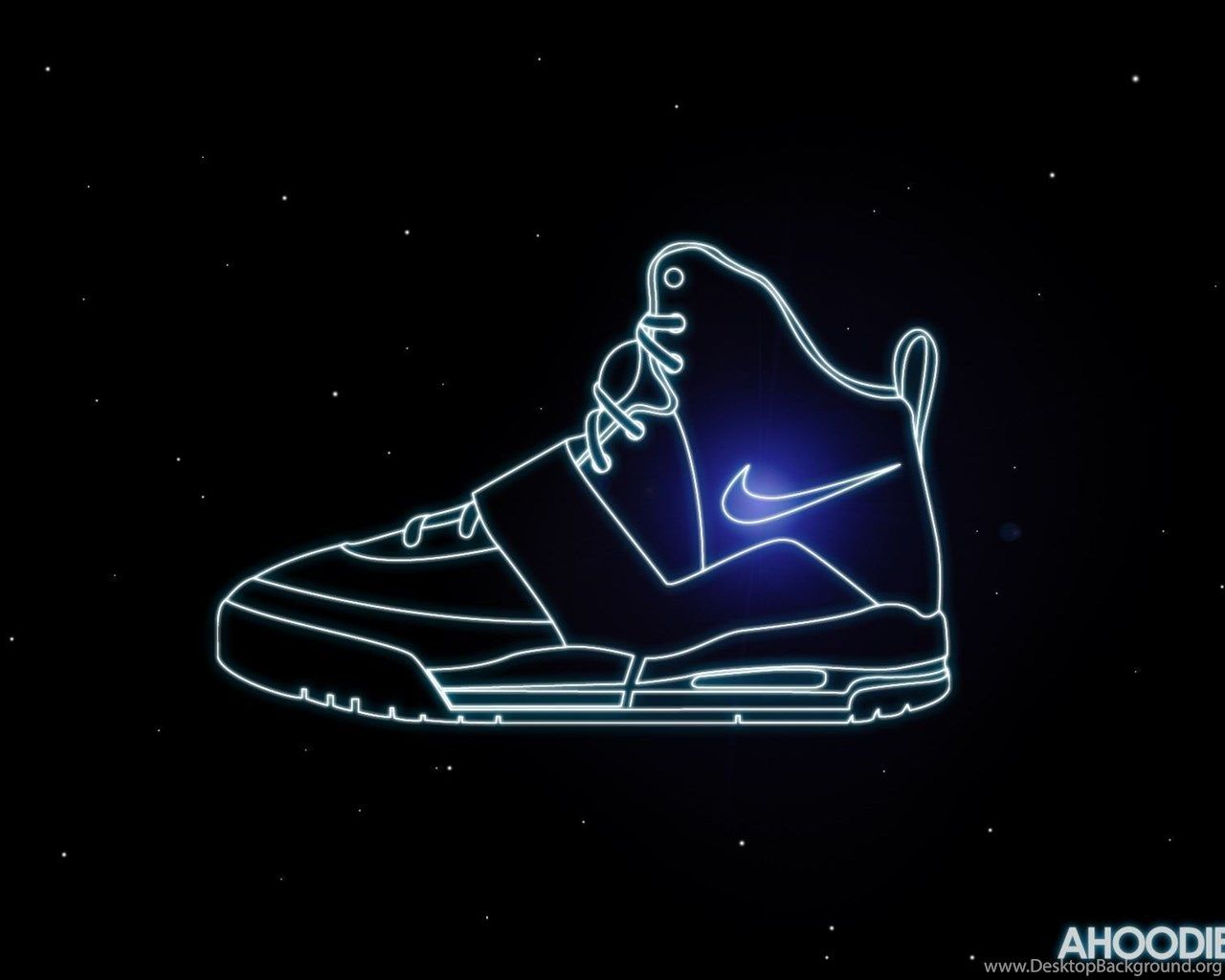 Scarpa Nike neon stellata, swoosh, 1280x1024 720p, PC