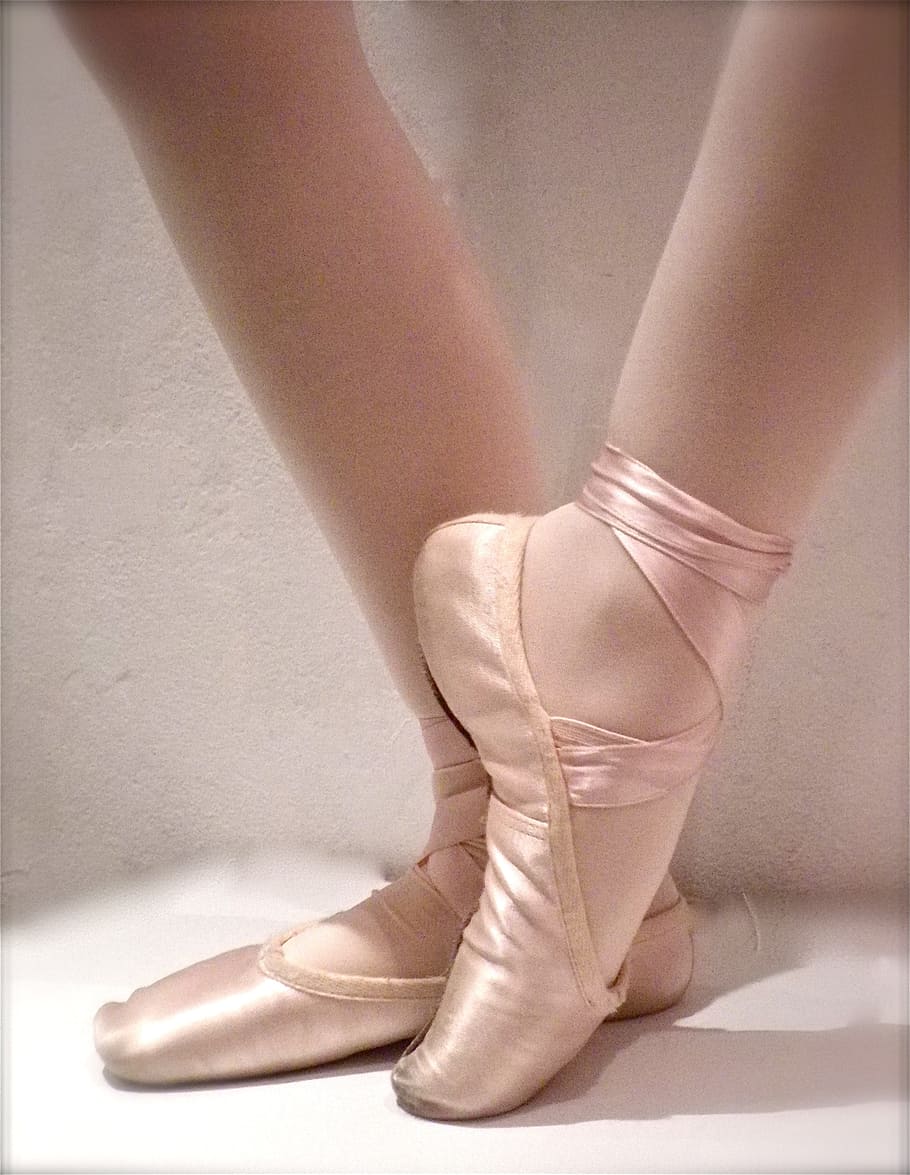 Scarpette da punta rosa balletto, 1350x2400 Verticale, Mobile
