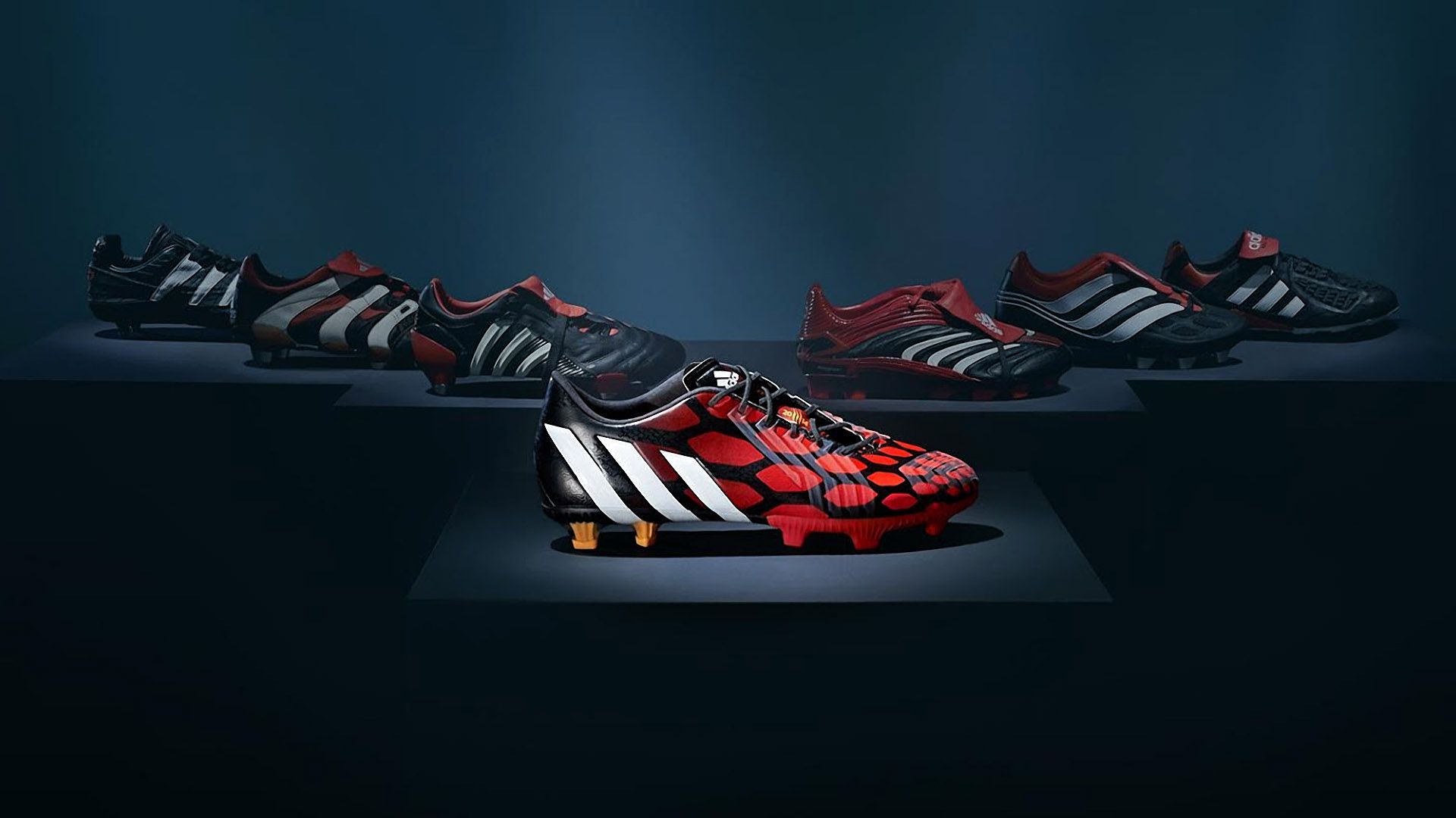 Scarpe da calcio Adidas rosse, 1920x1080 1080p, Laptop