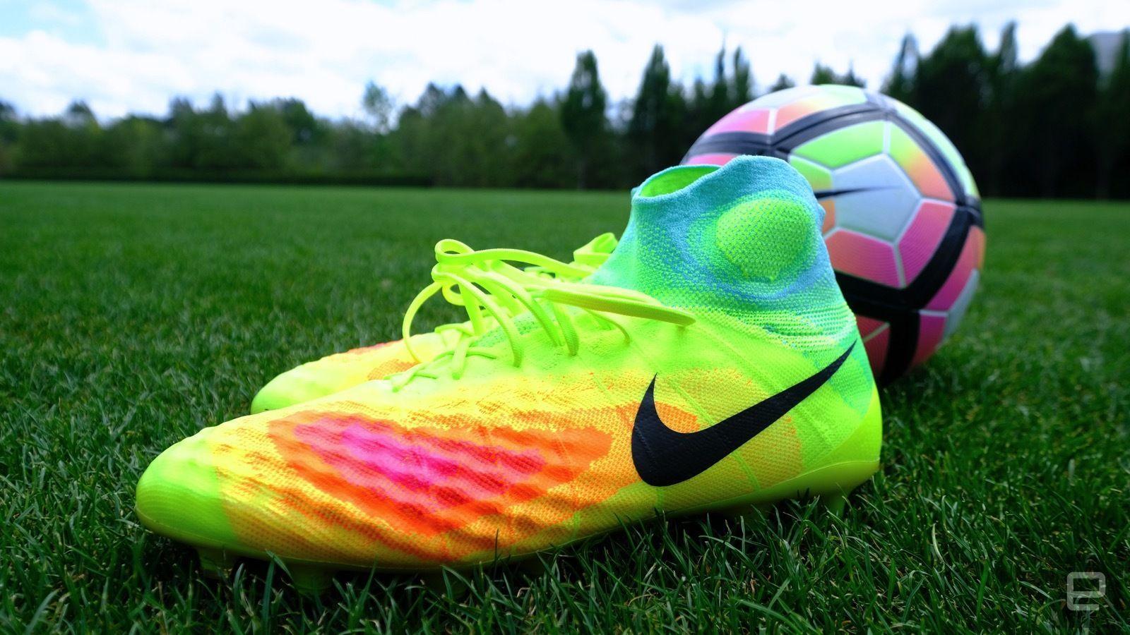 Scarpa da calcio Nike gialla, 1600x900 HD, iMac