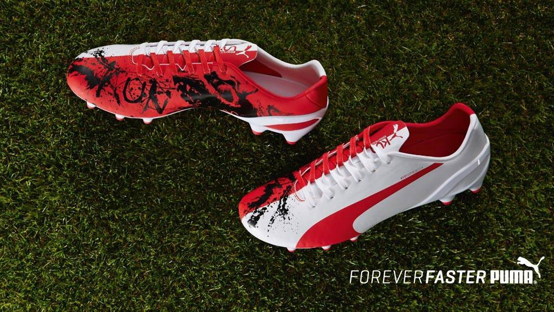 Scarpini Puma evoSPEED rosso bianco, 1920x1080 Full HD 1080p, PC Desktop