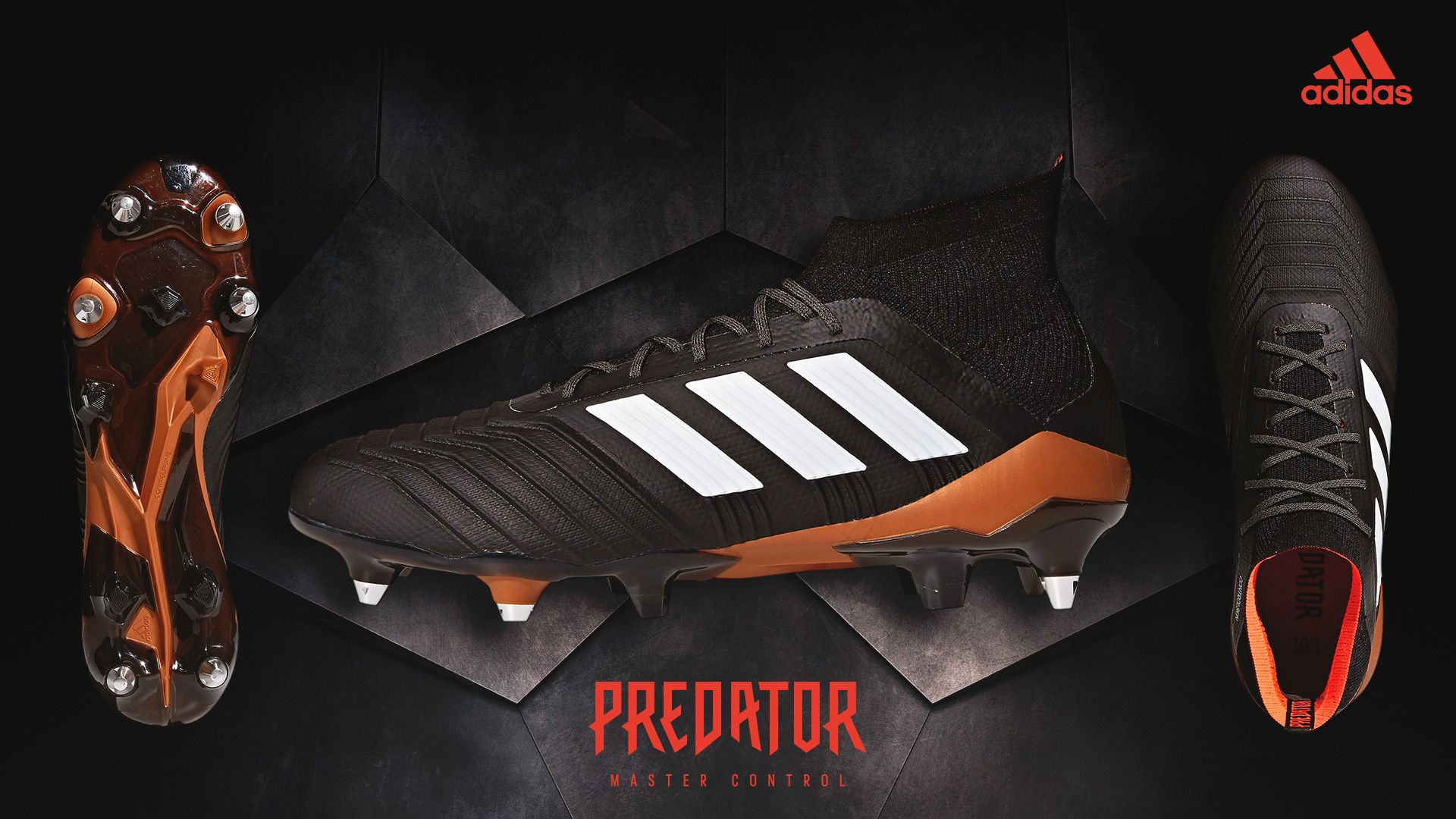 Scarpini calcio Adidas Predator nero, 1920x1080 Full HD 1080p, Laptop