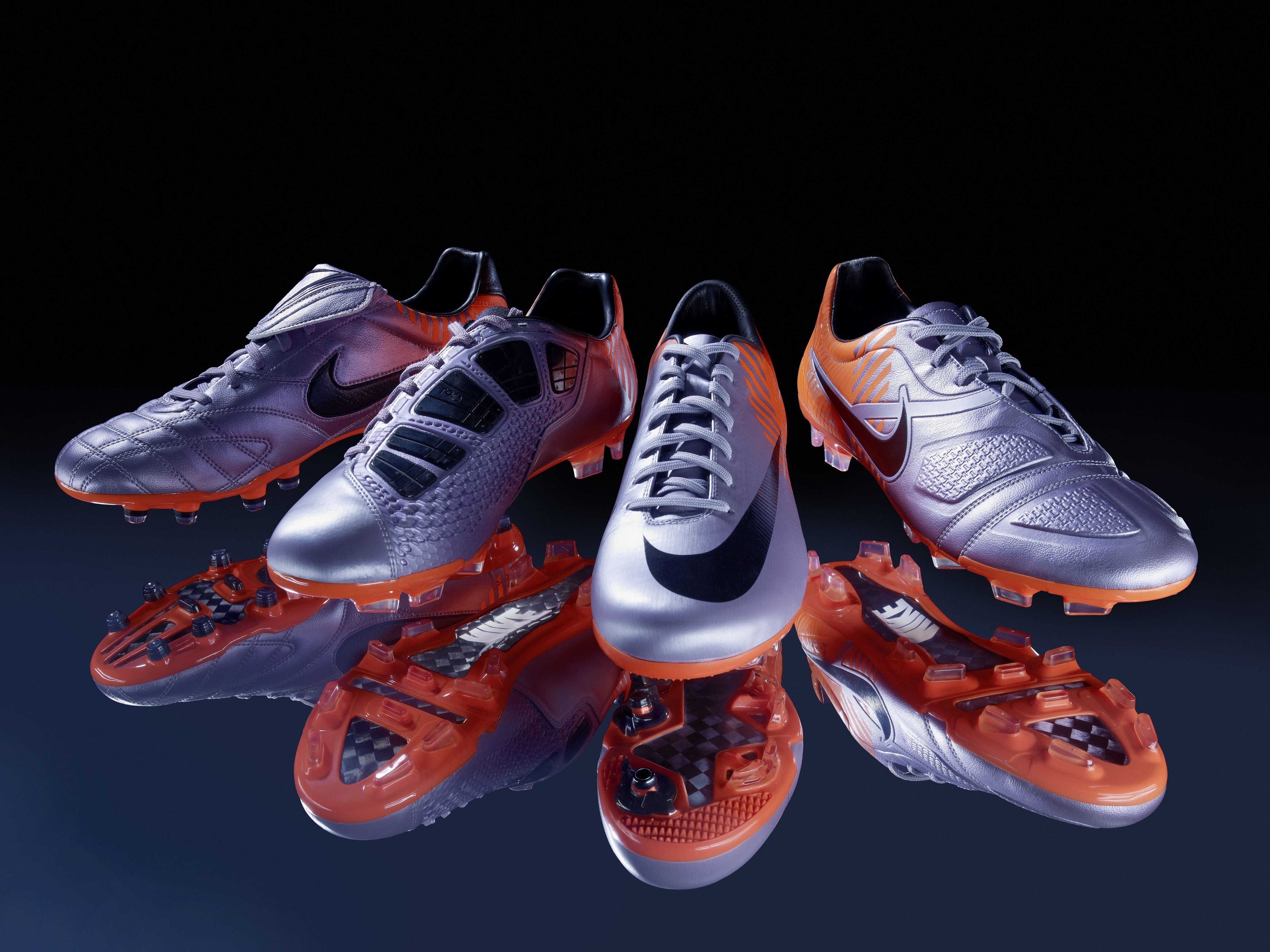 Scarpini da calcio Nike argento, 4134x3100 UHD, PC 4K
