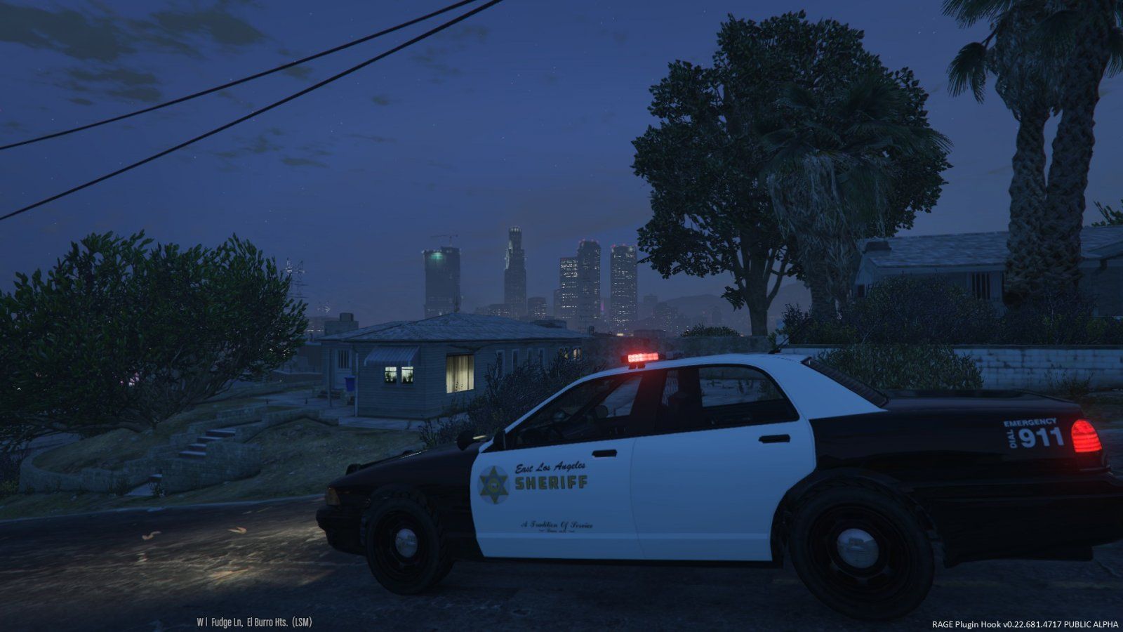 Auto polizia Los Angeles County Sheriff, Hollywood, 1920x1080 1080p, Laptop