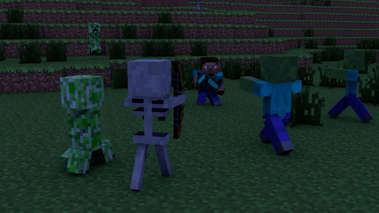 Scheletro Minecraft con arco, 1920x1080 Full HD 1080p, Laptop