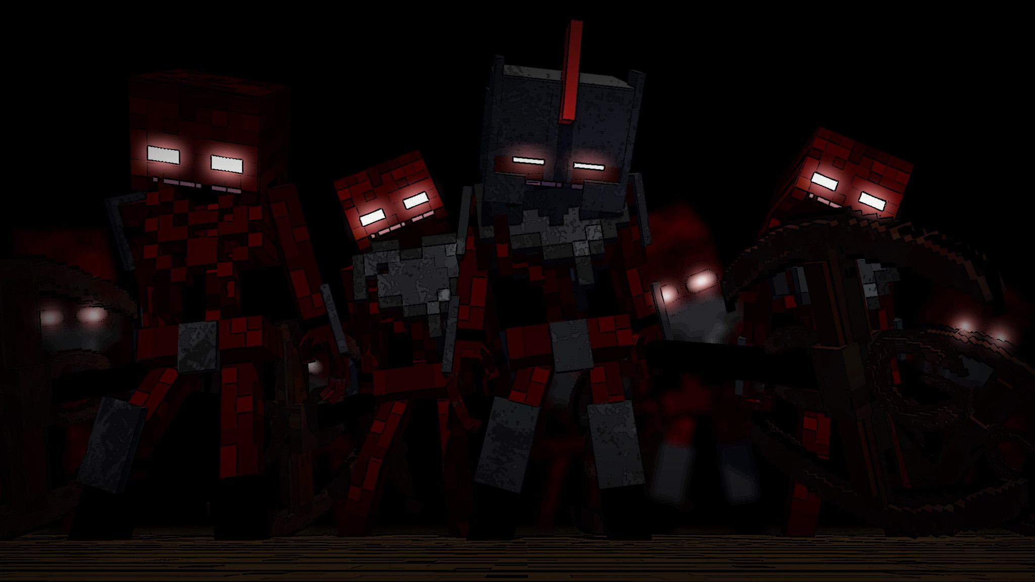 Personaggi Minecraft scheletro creeper Steve, 1244x700 HD, Desktop