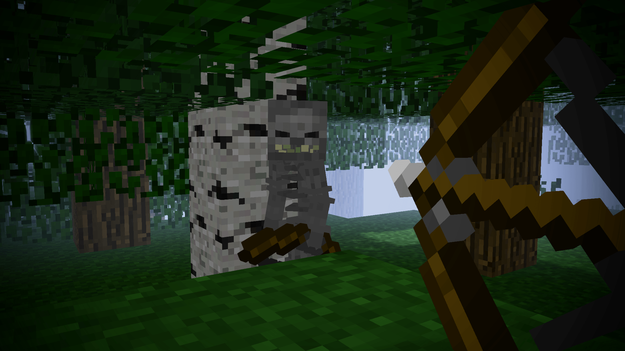 Personaggio anime scheletro Creeper Minecraft, 1920x1080 Full HD 1080p, Laptop