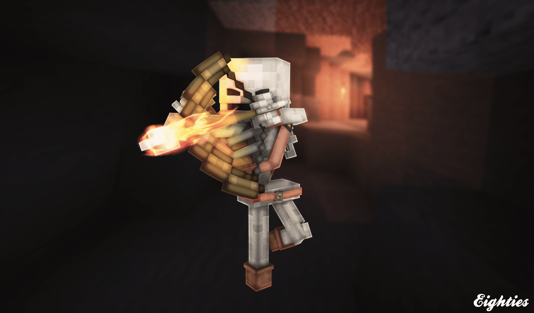 Scheletro Minecraft con spada, 1920x1080 Full HD 1080p, Desktop