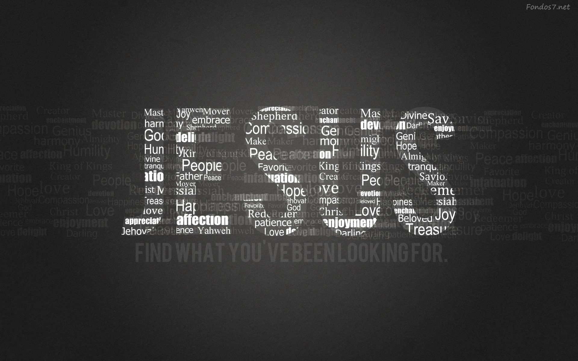 Scritta Jesus tipografia parole grigio, 1920x1200 WUXGA, iPad Air