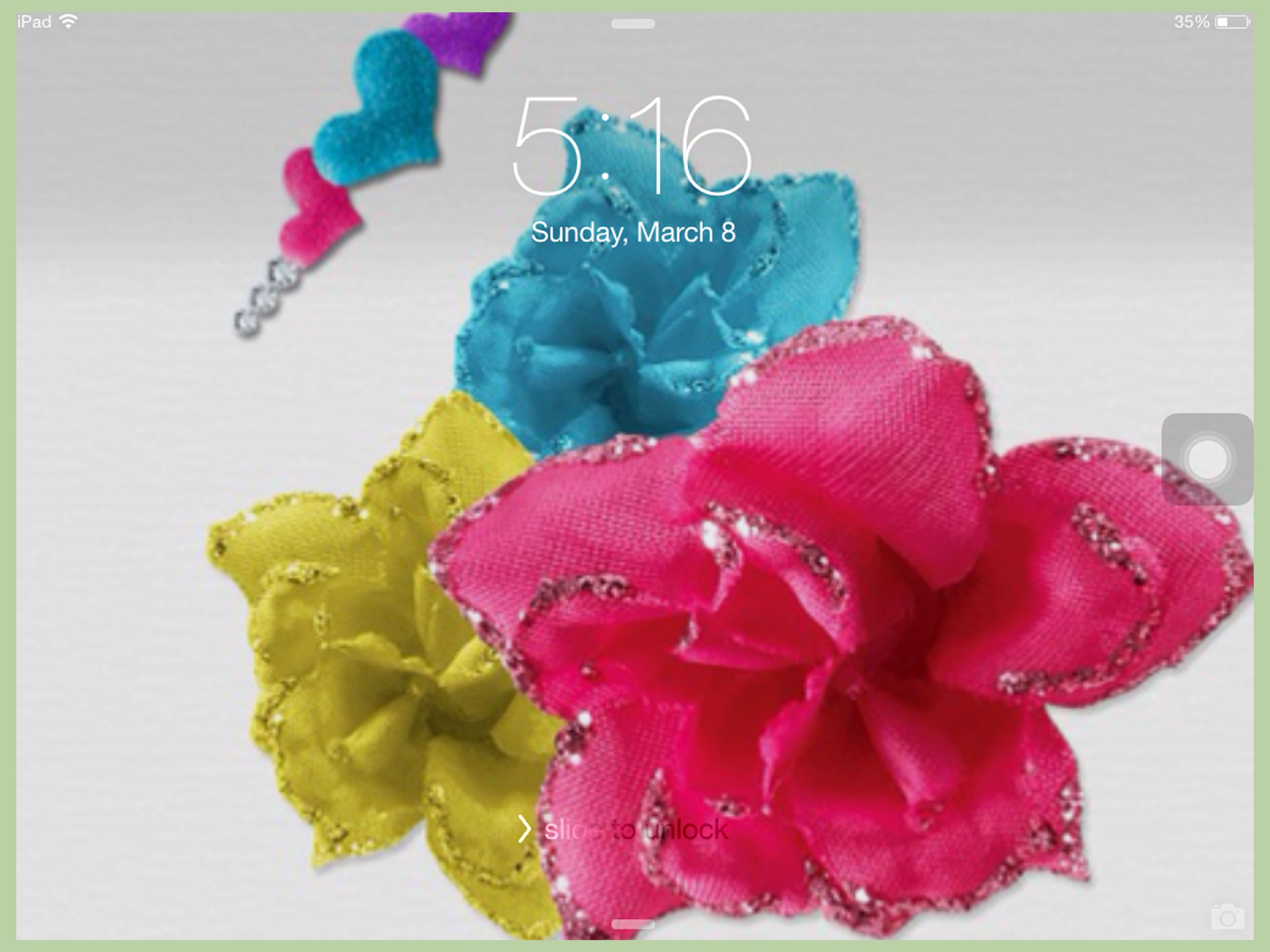 Fiori decorativi rosa giallo blu, 3200x2400 WQXGA, iPad mini