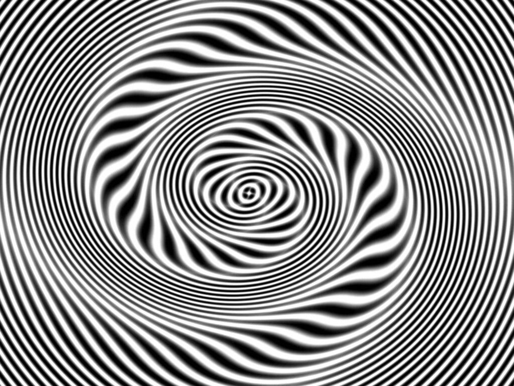 Spirale illusione ottica bianco nero, 1024x768 HD, iPad