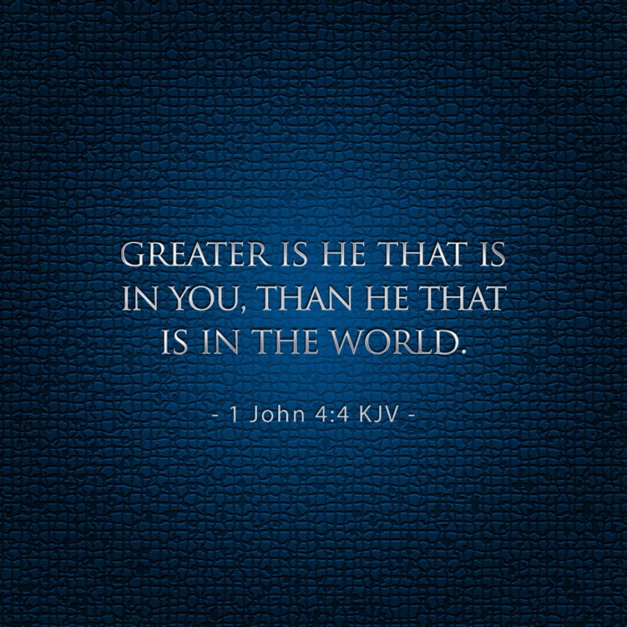 Versetto biblico 1 Giovanni 4:4, 900x900 HD, iPad Air