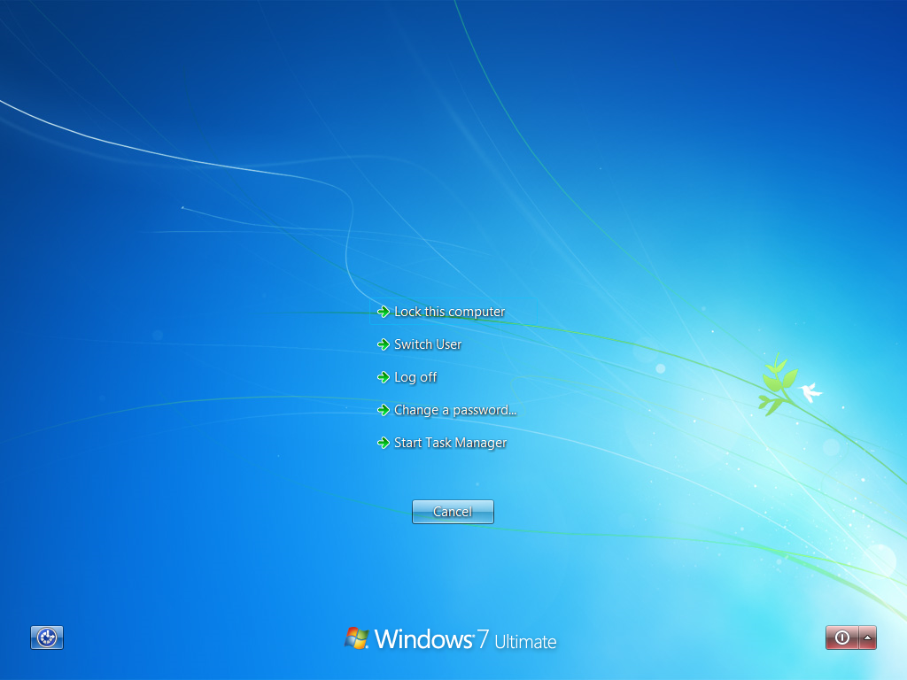 Schermata di blocco Windows 7, 1024x768 HD, PC Desktop
