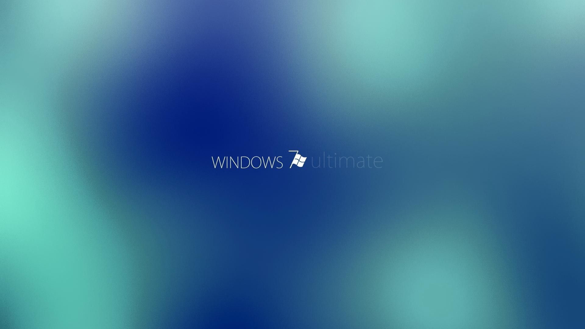 Logo Windows 7 sfumato blu, 1920x1080 Full HD 1080p, Monitor Gaming