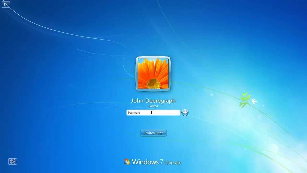 Schermata di blocco Windows 7, 1280x720 HD, Desktop