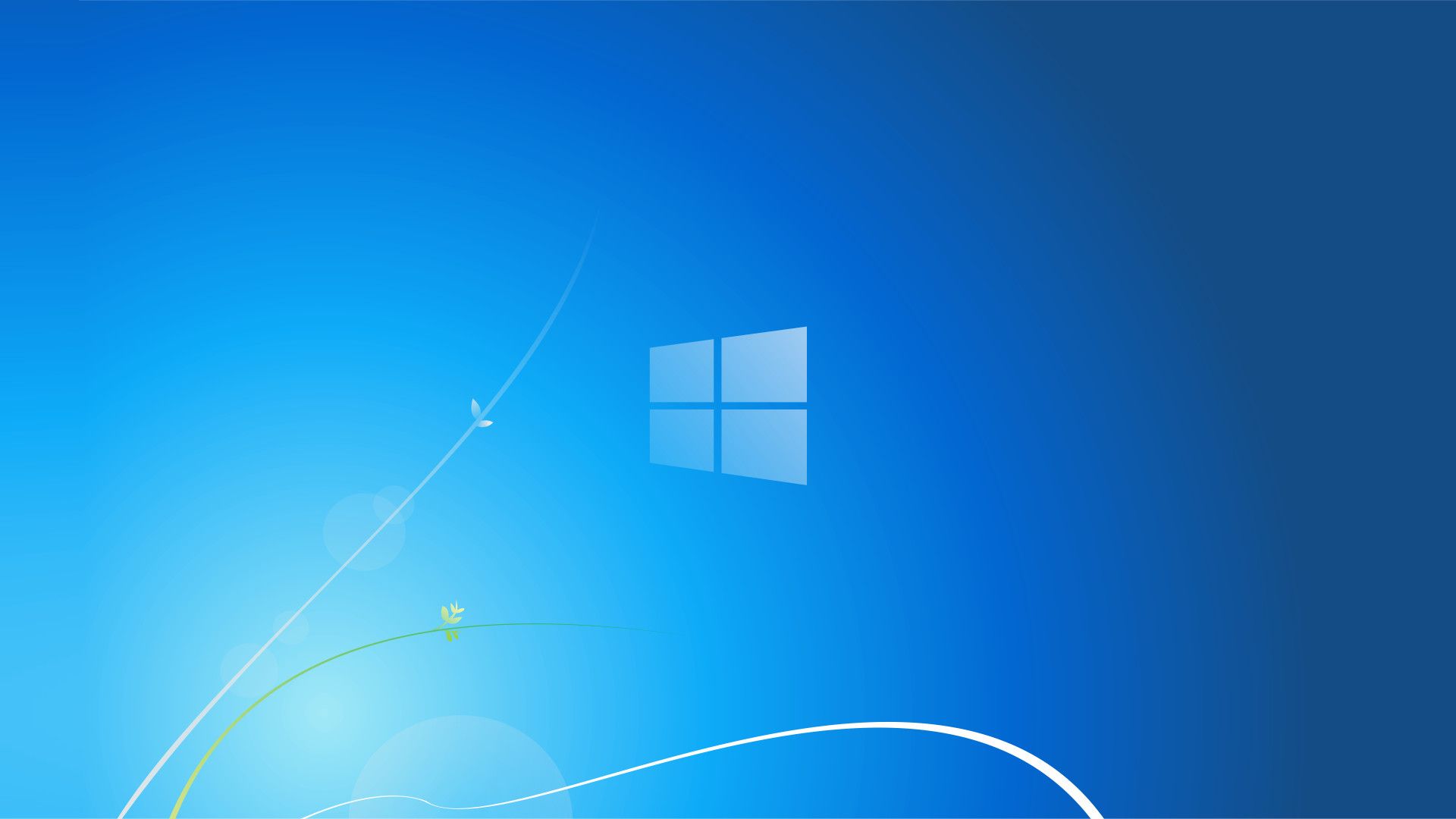 Logo Windows blu astratto, 1920x1080 Full HD 1080p, PC Desktop