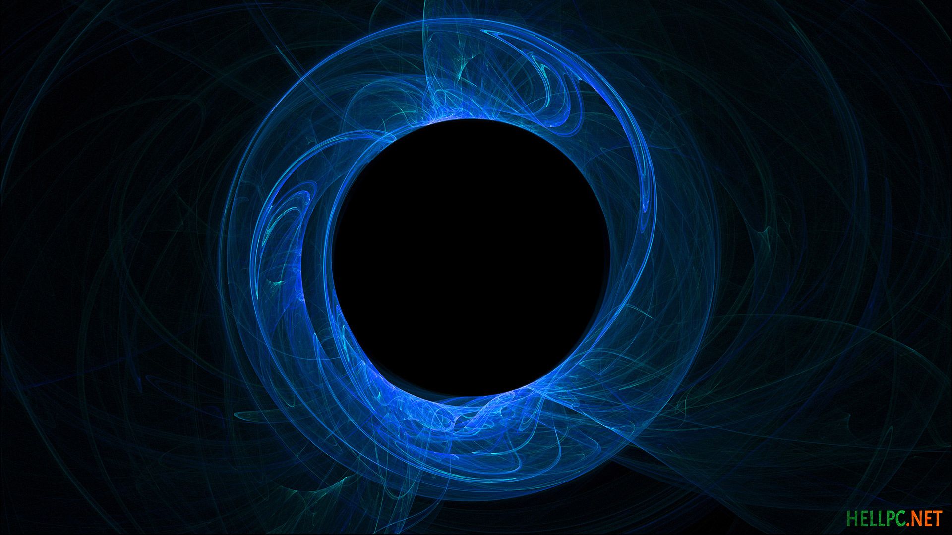 Buco nero blu astratto, 1920x1080 1080p, Desktop