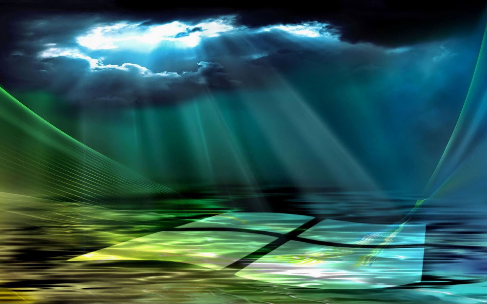Nuvole raggi di luce astratto, 1920x1200 Full HD+, Laptop