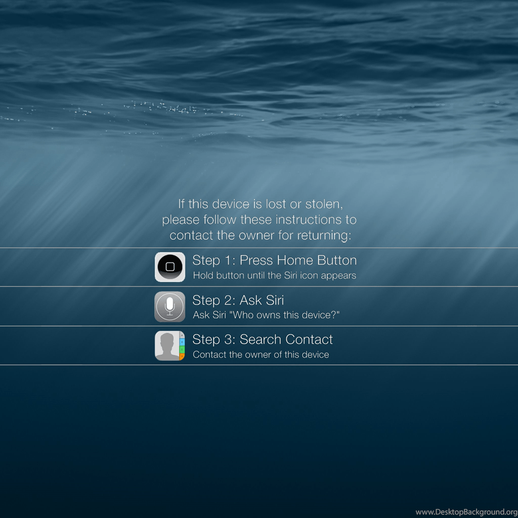 Onde oceano blu istruzioni smartphone, 1024x1024 HD, PC