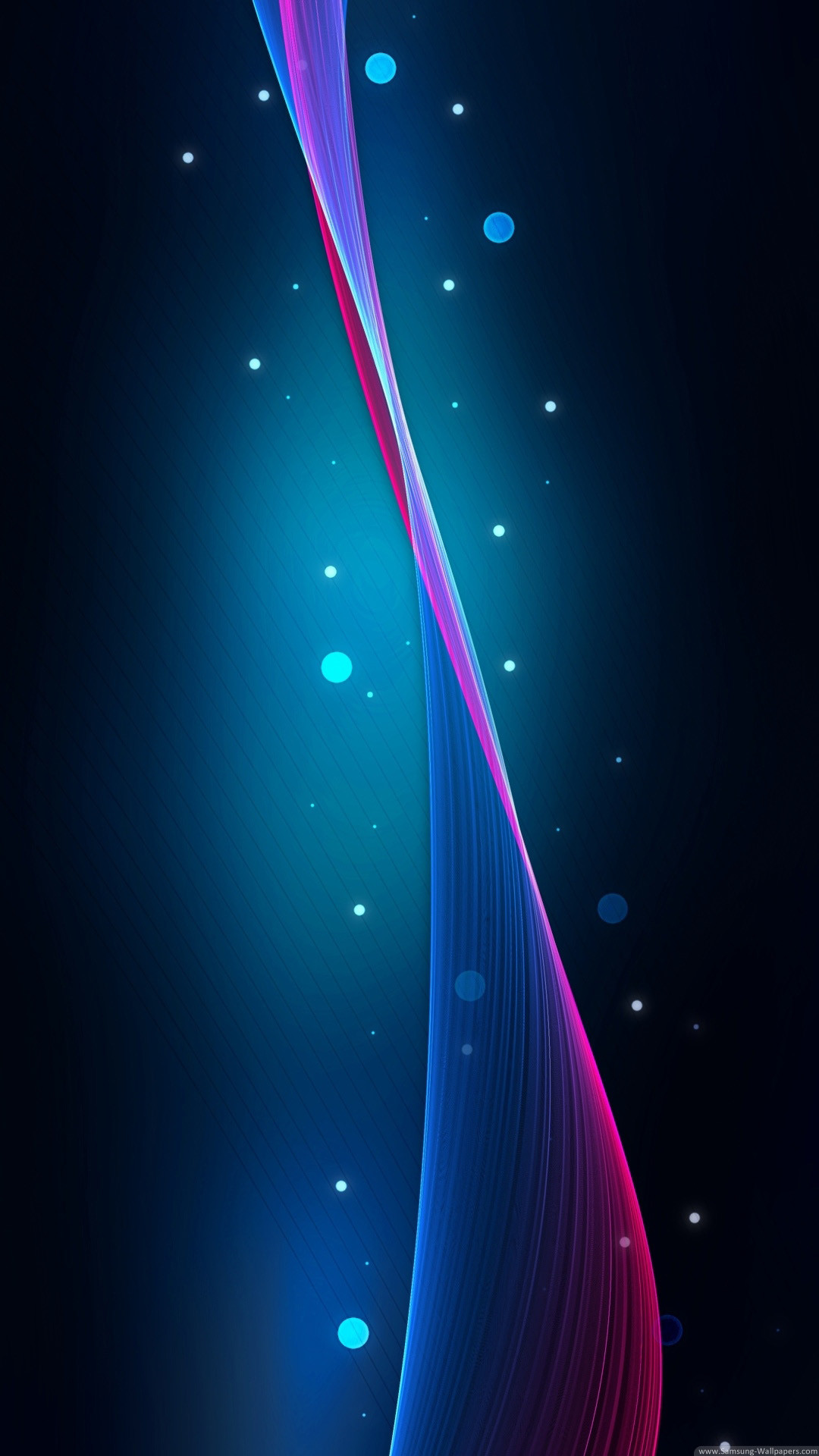 Nastro astratto blu viola, 1080x1920 Verticale, Mobile