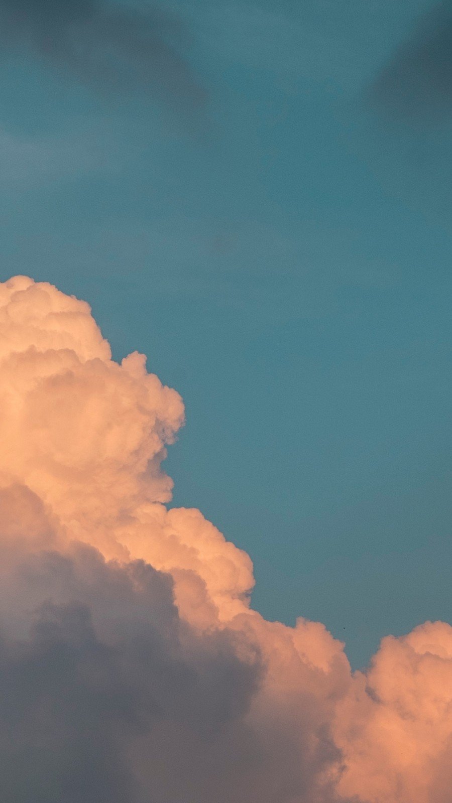 Nuvole al tramonto, cielo azzurro, 900x1600 Verticale, OnePlus