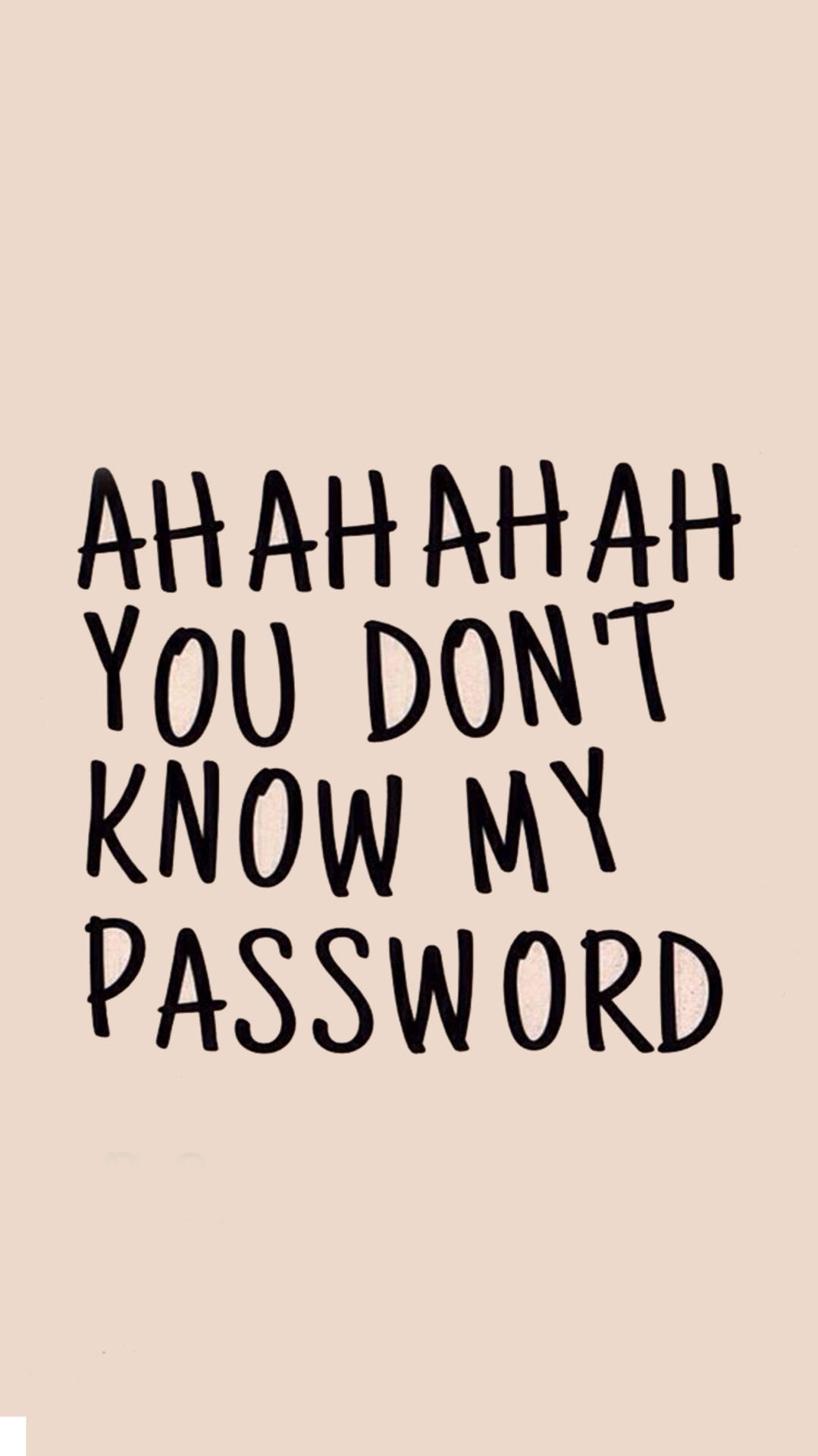 Testo umoristico password sfondo rosa, 1079x1920 Full HD Verticale, iPhone