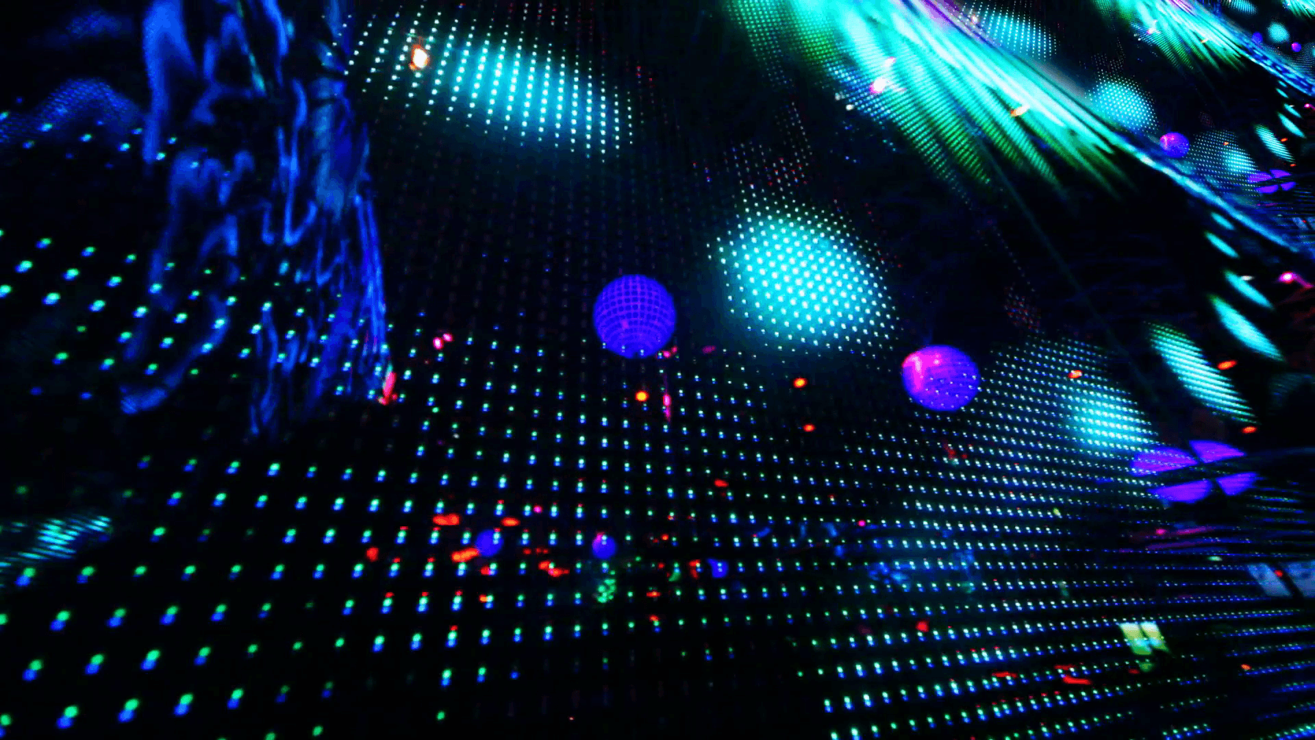 Schermo LED discoteca colorato, 1920x1080 1080p, PC Desktop
