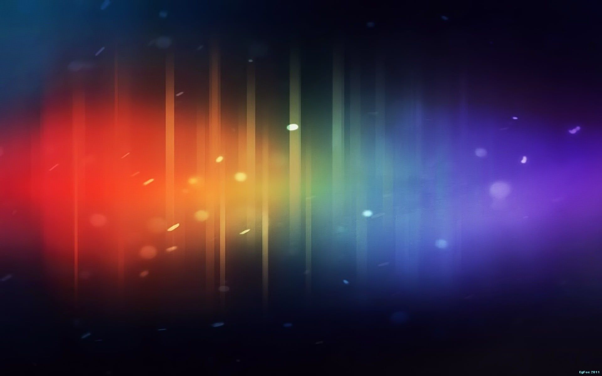 Griglia LED multicolore su nero, 1920x1200 WUXGA, Laptop