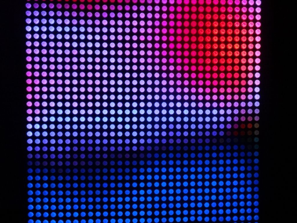 Schermo LED puntini colorati, 1024x768 HD, iMac
