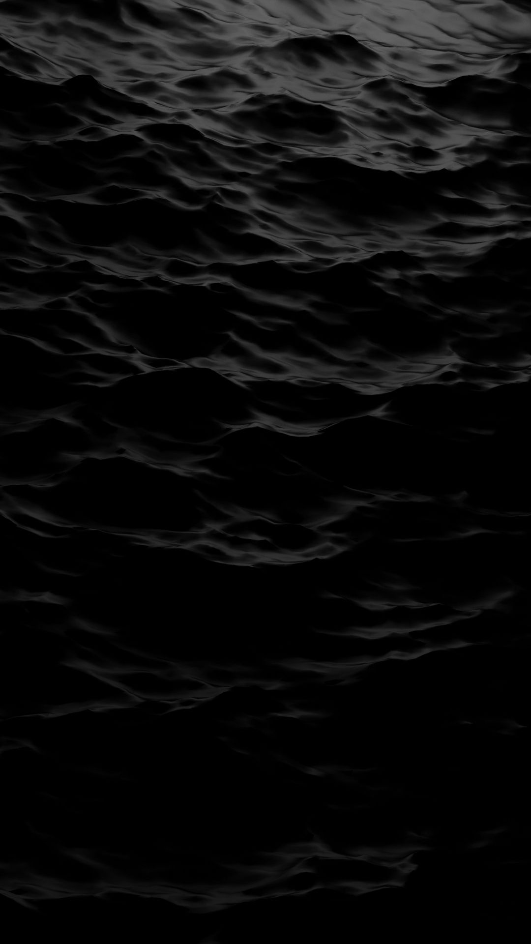 Onde oceano nero scuro, 1080x1920 Full HD Verticale, iPhone