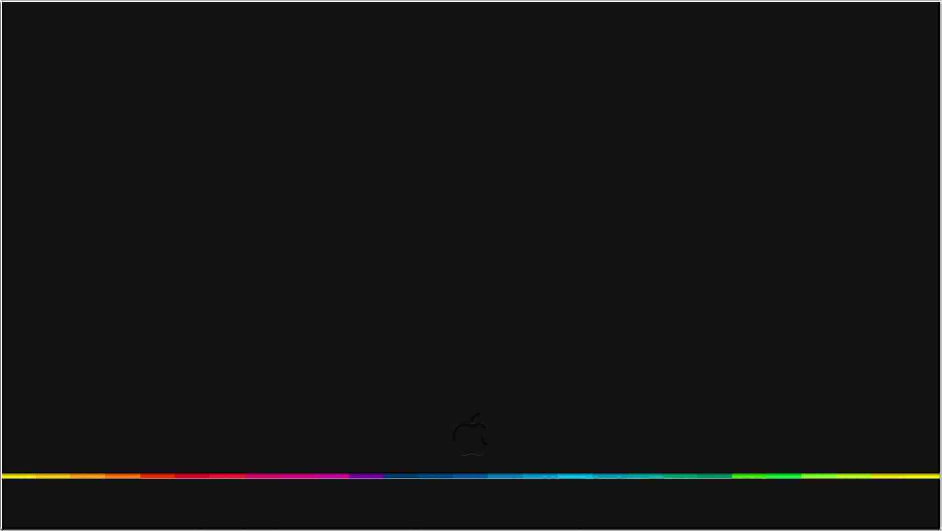 Sfondo nero con linea arcobaleno, 1929x1089 Full HD 1080p, iMac