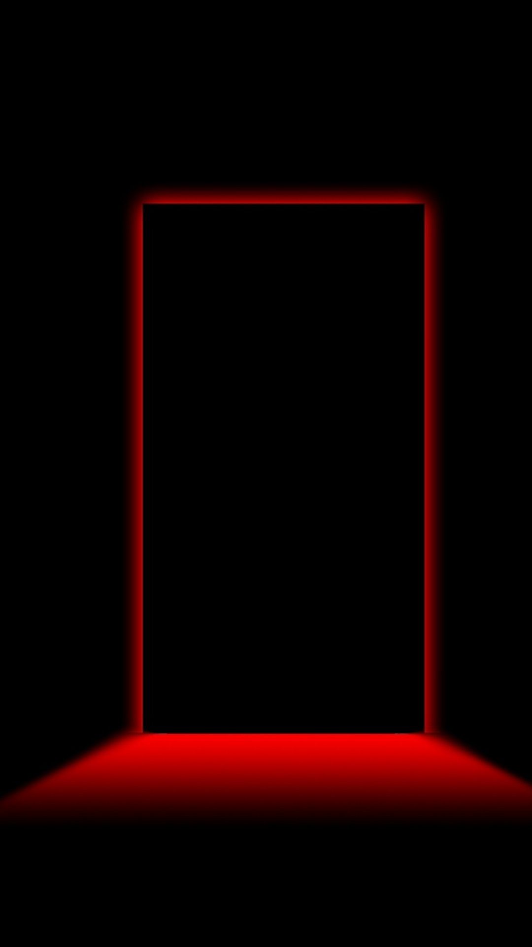 porta rossa nera minimal, 1080x1920 Full HD Verticale, iPhone Air