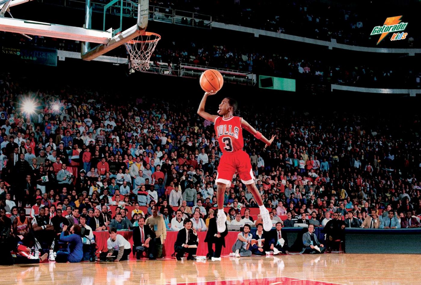 Michael Jordan schiacciata basket, Chicago Bulls, 1920x1080 Full HD, Desktop