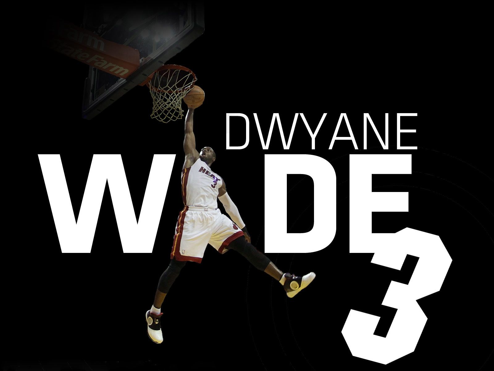 Dwyane Wade schiacciata Miami Heat, 1600x1200 HD, Desktop