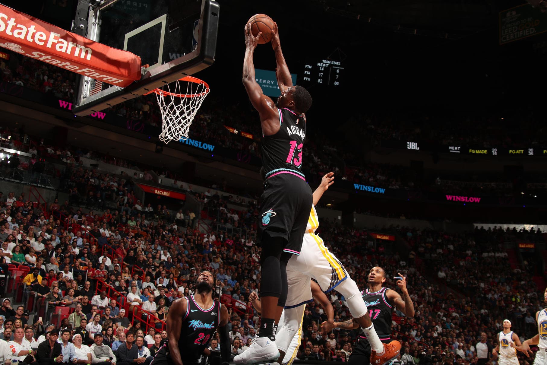 Schiacciata giocatore Miami Heat, 1814x1210 HD, PC