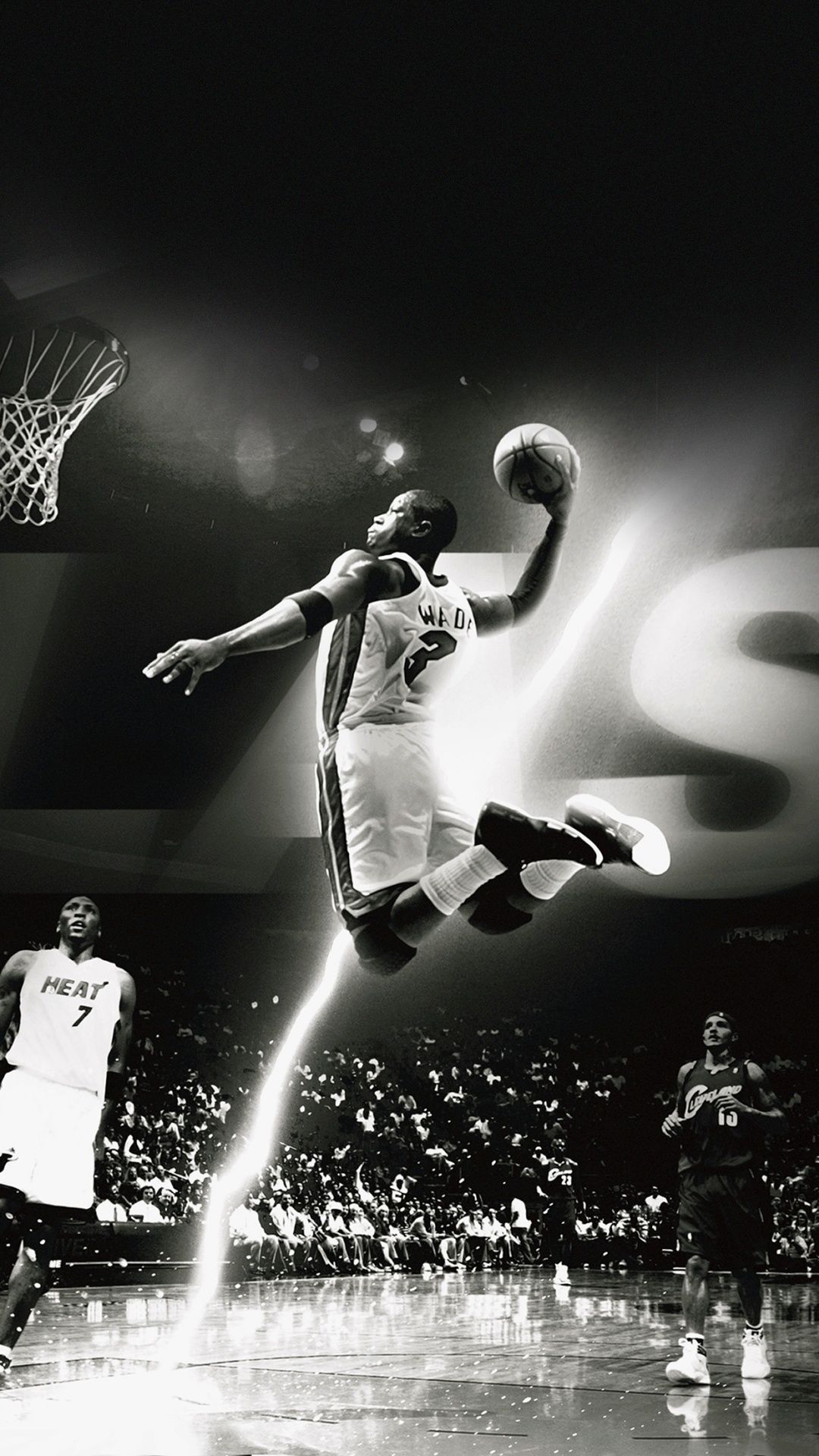 Giocatore Miami Heat schiacciata, 1080x1920 Verticale, Samsung Galaxy