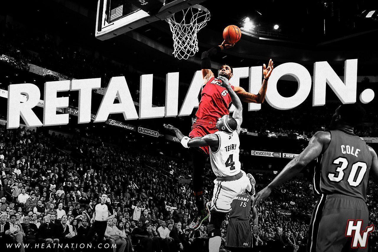 Schiacciata giocatore Miami Heat, 1280x853 720p, PC