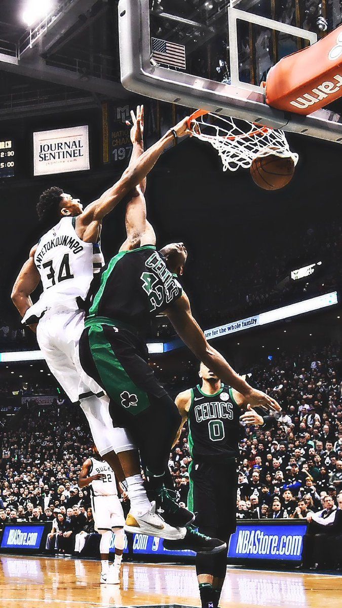 Schiacciata Giannis Antetokounmpo Bucks, Milwaukee Bucks, 675x1200 Full HD Verticale, iPhone
