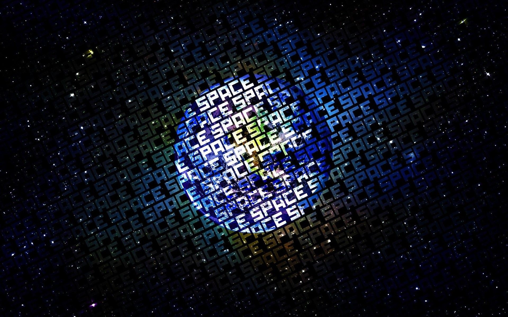 Pianeta formato da parole spazio, 1920x1200 WUXGA, PC Desktop