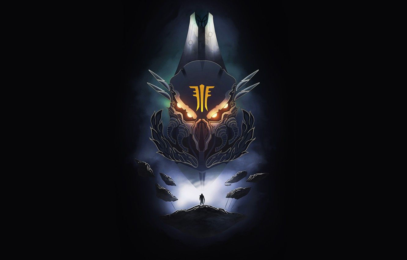 Maschera Destiny Forsaken oscura, 1332x850 720p, PC