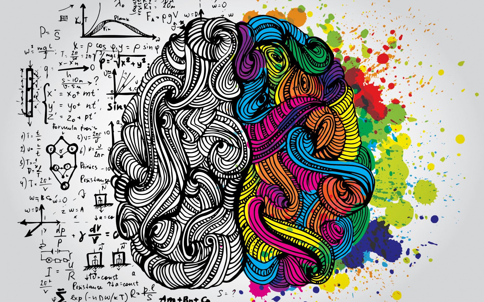 Cervello scienza e arte, 1680x1050 HD Ready, PC