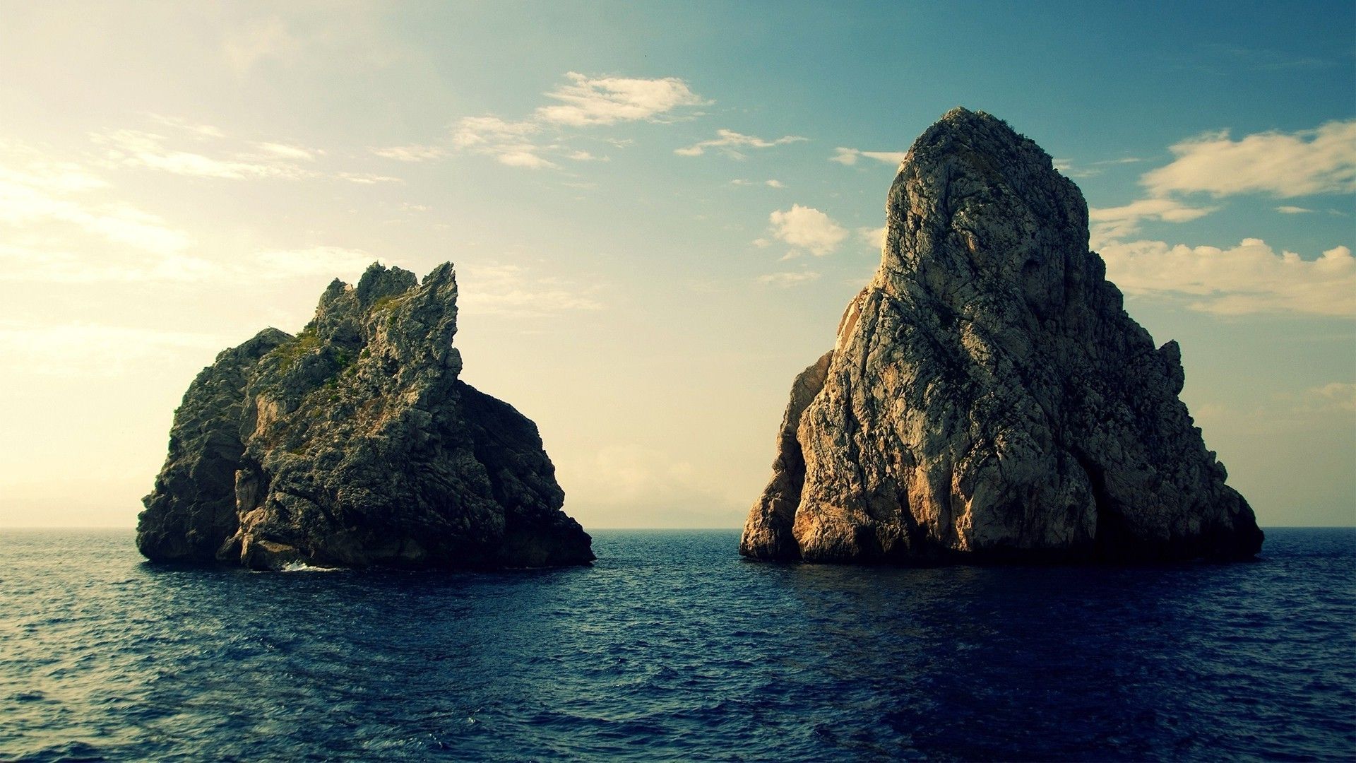 Scogliere rocciose in mare, 1920x1080 1080p, Desktop