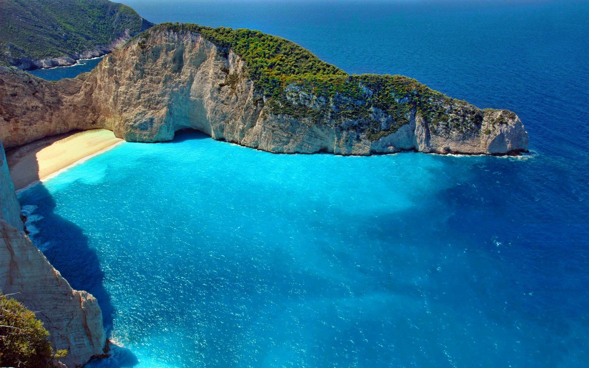 Scogliera baia mare turchese, 1920x1200 Full HD+, Desktop