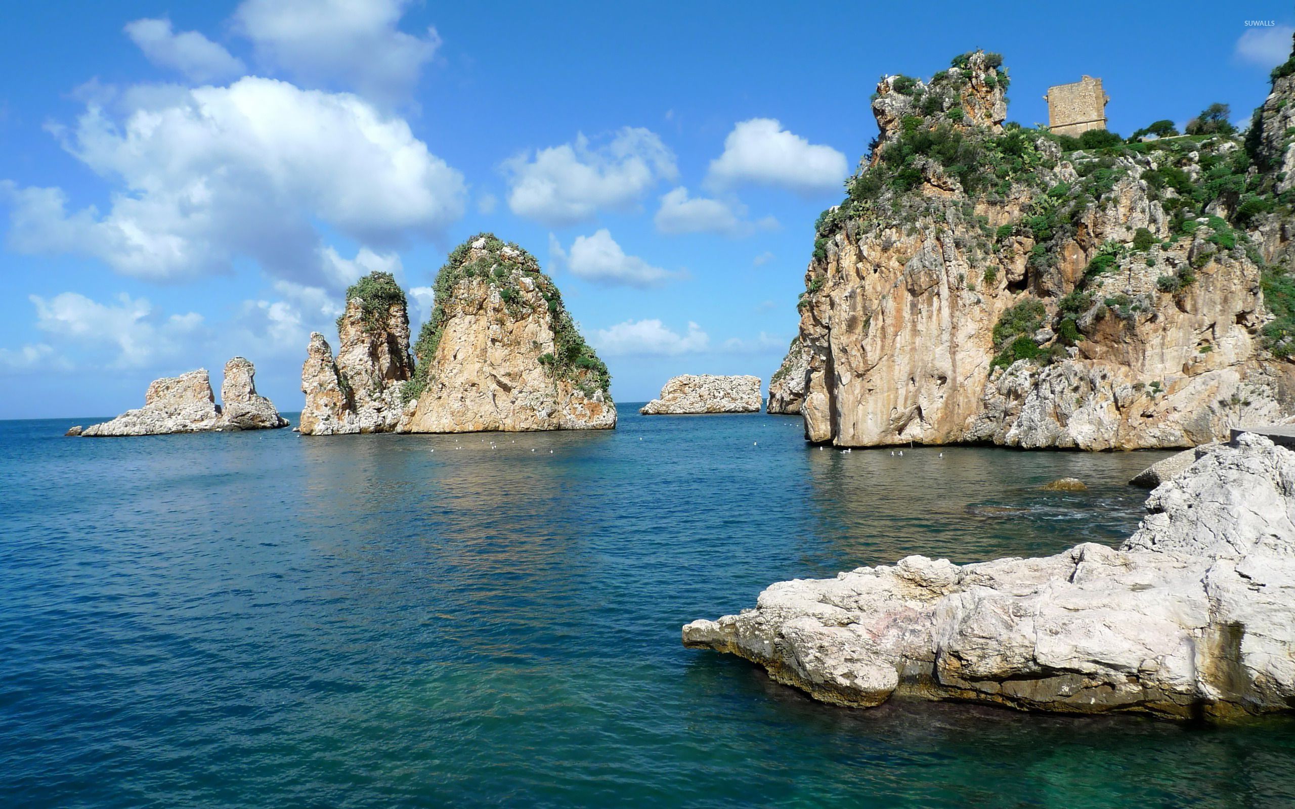 Scogliere rocciose sul mare, 2560x1600 2K+, Desktop
