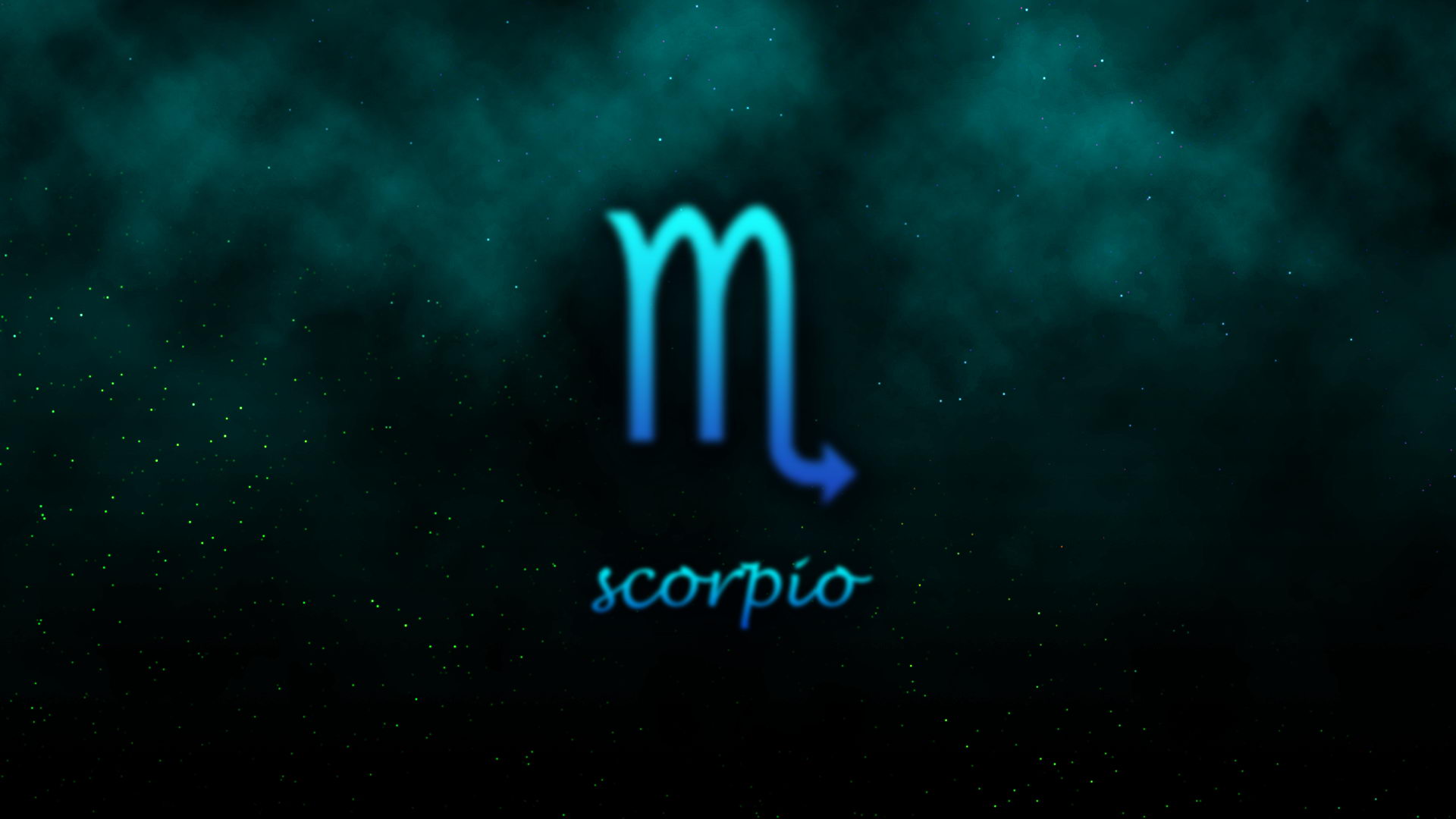 Simbolo Scorpione blu luminoso, 1920x1080 1080p, Desktop