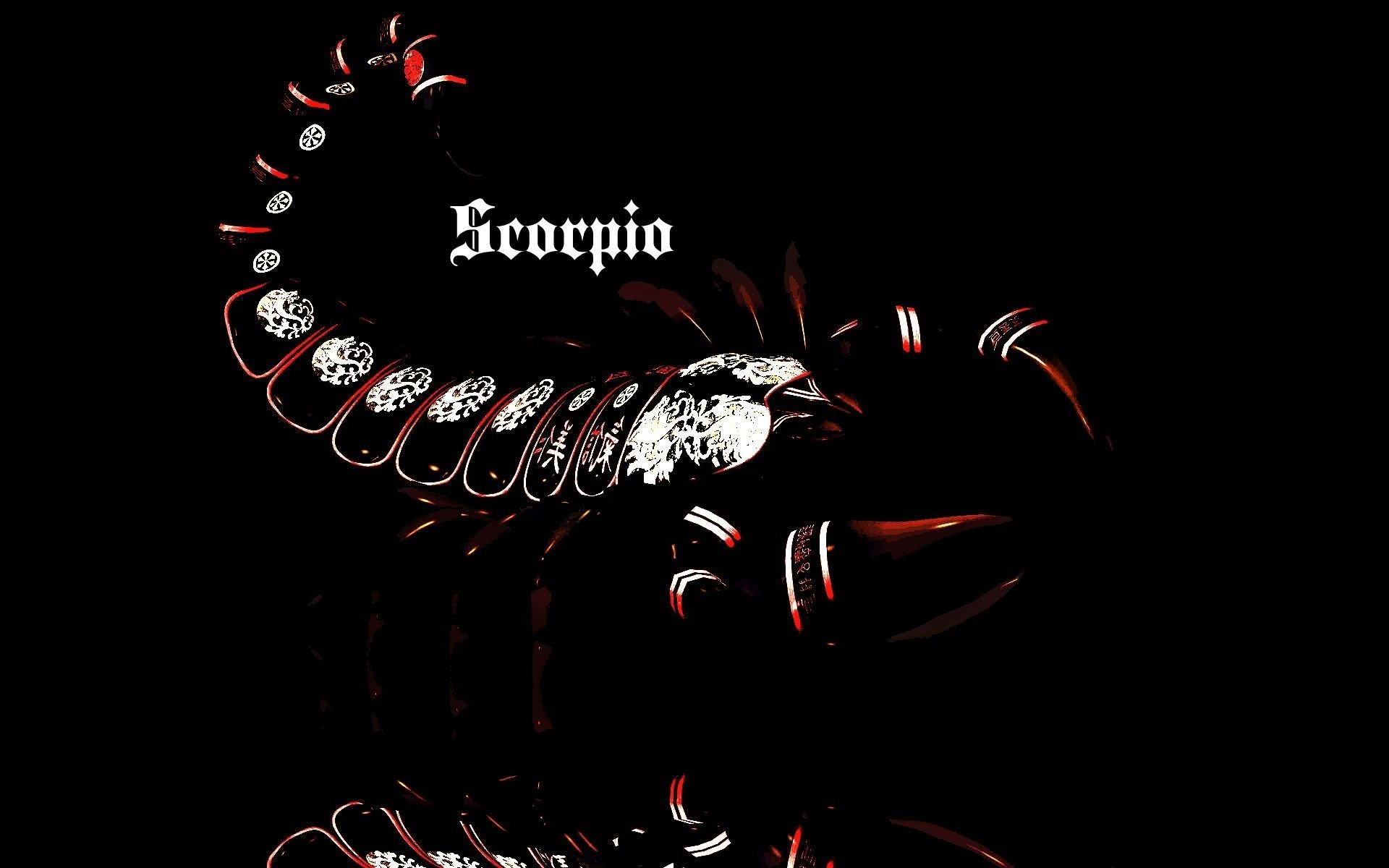 Scorpione stilizzato nero e rosso, 1920x1200 Full HD+ WUXGA, PC