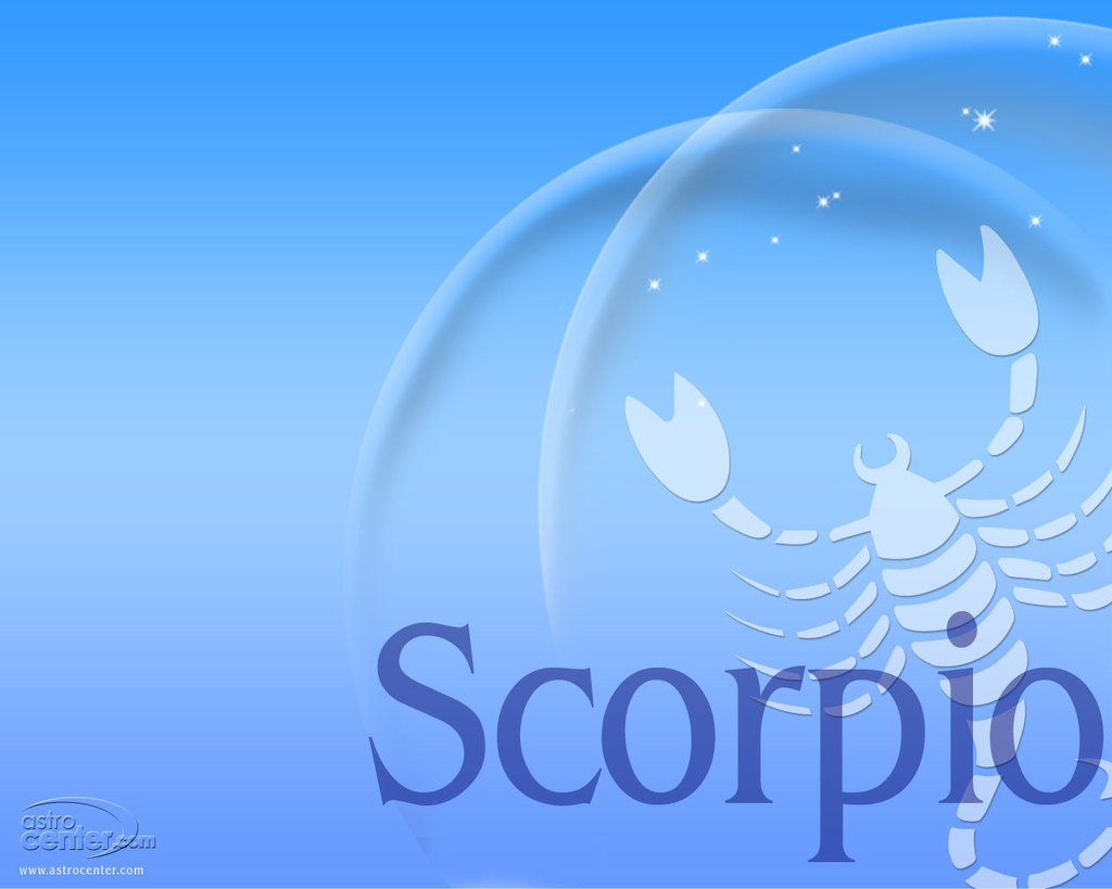Simbolo Scorpione zodiacale blu, 1024x819 HD, iMac