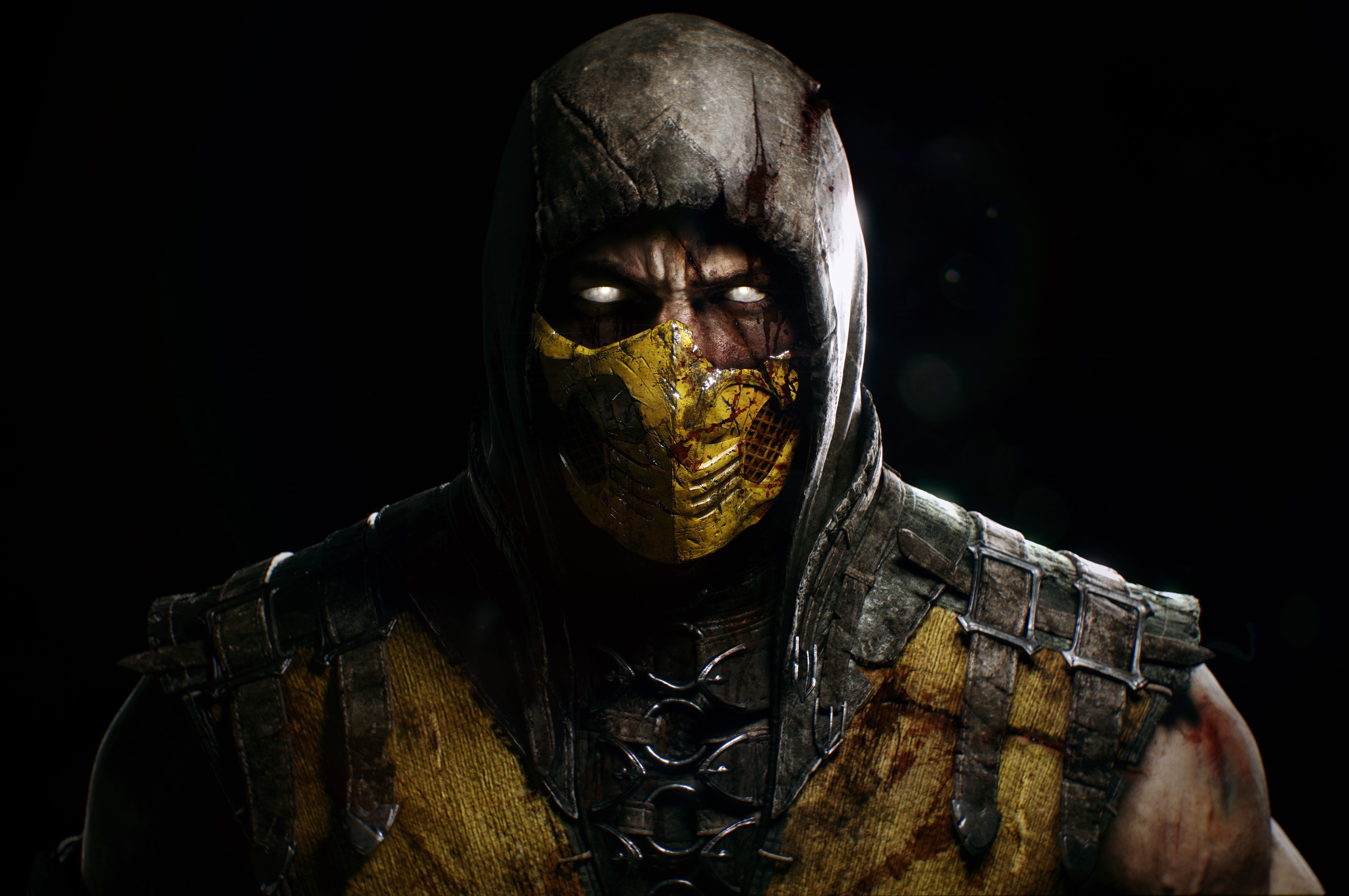 Scorpion Mortal Kombat X, 4375x2906 Ultra HD, 4K TV