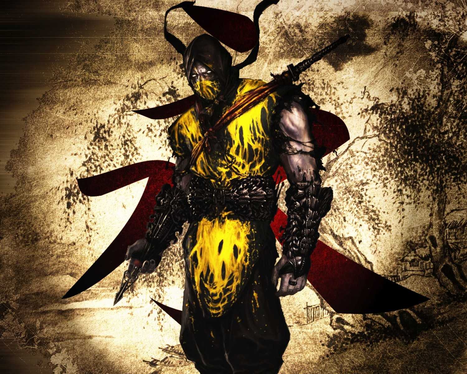 Scorpion Mortal Kombat guerriero giallo, 1500x1200 HD, ROG Asus Laptop